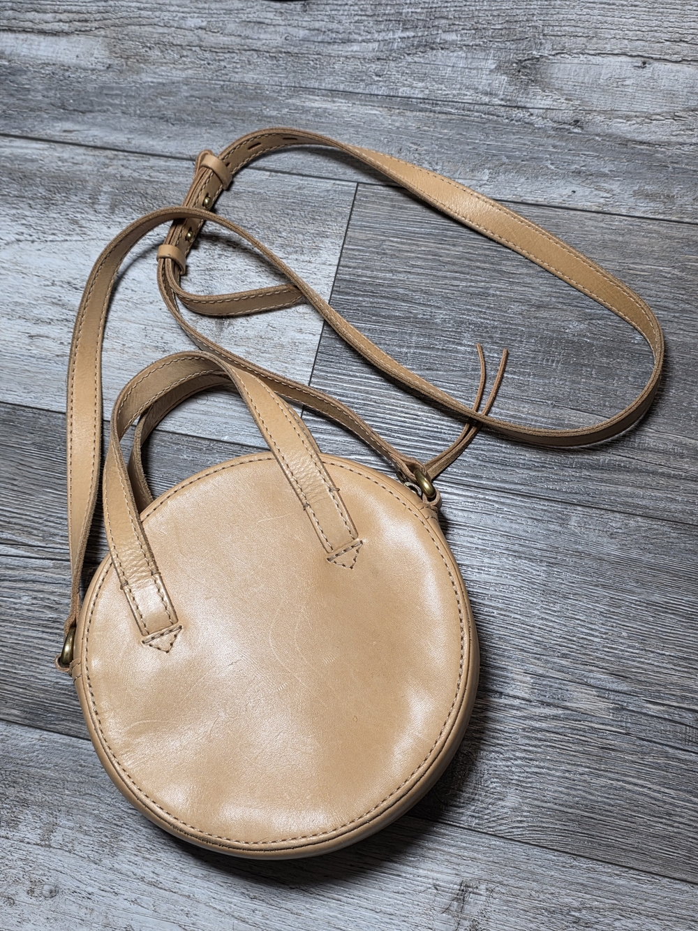 Madewell Women's Juno Leather Circle Crossbody Purse *READ